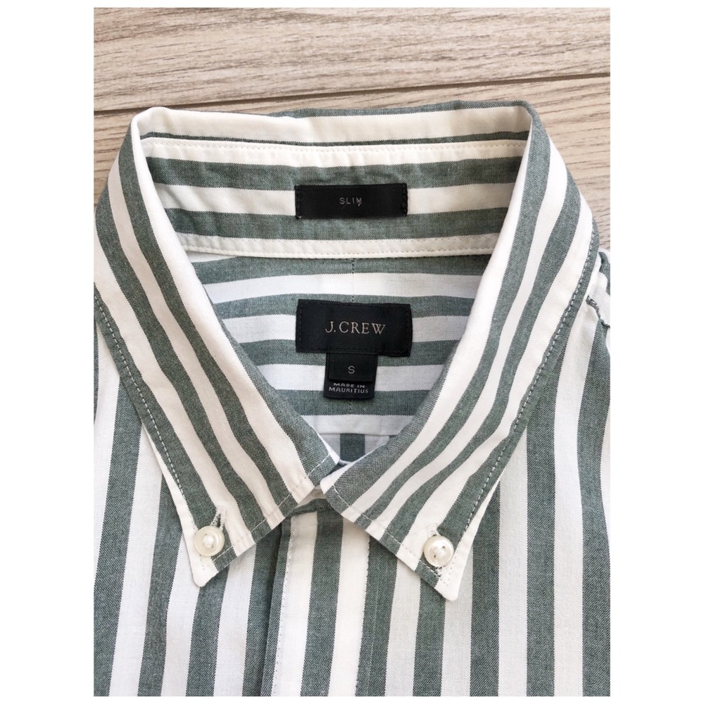 J Crew ♥️ Vertical Striped Dress Shirt - Picture 3 of 7